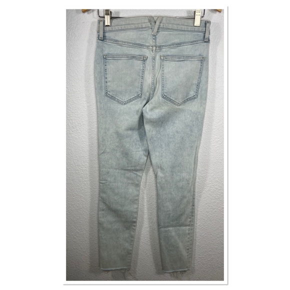 Veronica Beard Debbie Ankle Skinny High Rise Raw Hem Jeans Everest Wash Sz 27/4 - Picture 3 of 7